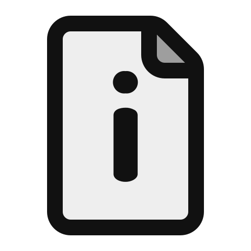 information Generic Outline Color icon