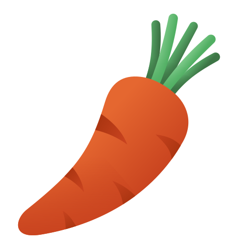 Морковь Generic Flat Gradient иконка