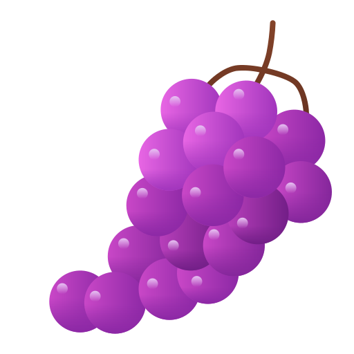 Виноград Generic Flat Gradient иконка