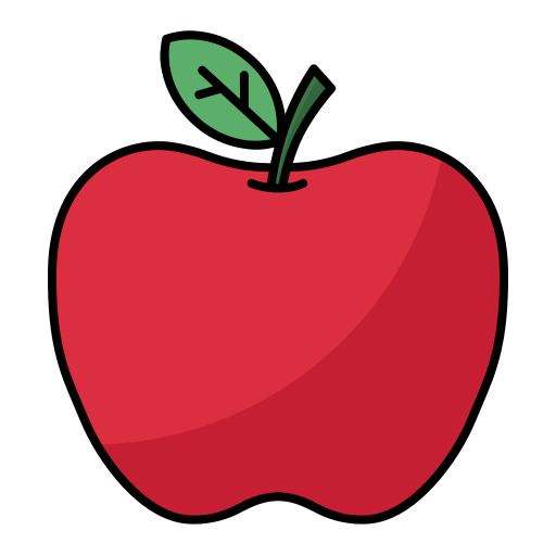 apfel Generic Thin Outline Color icon