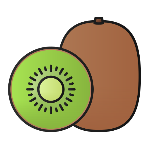 Kiwi Generic Outline Gradient icon