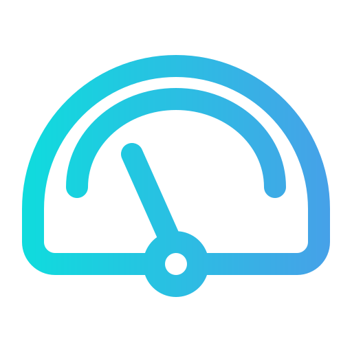 compteur de vitesse Generic Gradient Icône