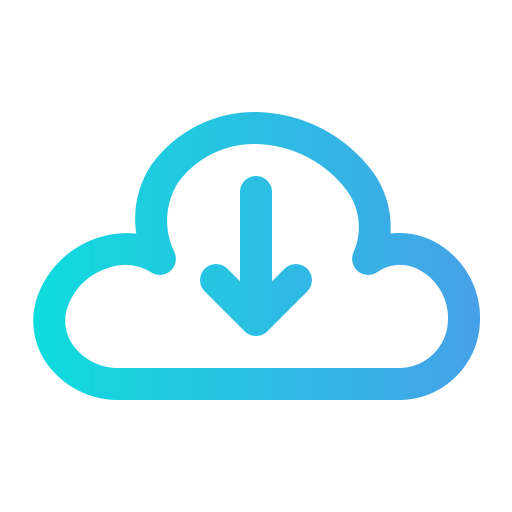 cloud-download Generic Gradient icon