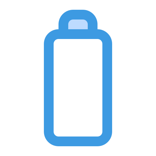 niedriger batteriestatus Generic Blue icon