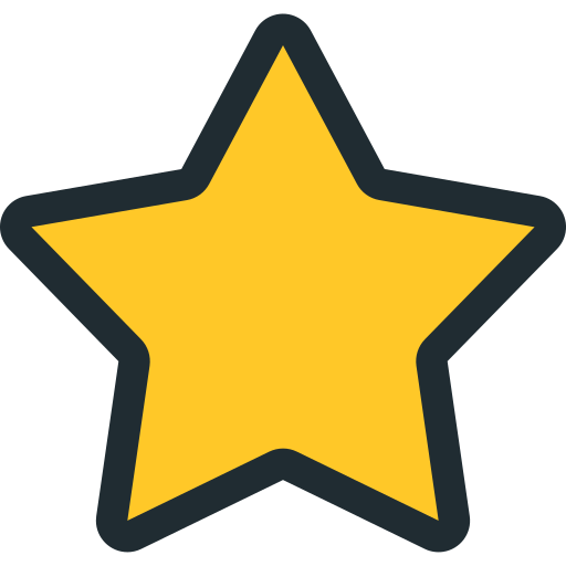 estrella Generic Outline Color icono