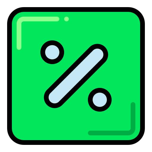 할인 Generic Outline Color icon