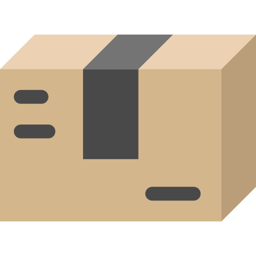 pudełko dostawcze Generic Flat ikona