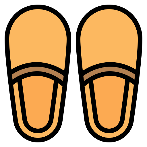Slippers Generic Outline Color icon