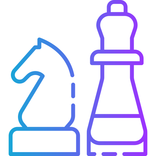 piezas de ajedrez Generic Gradient icono