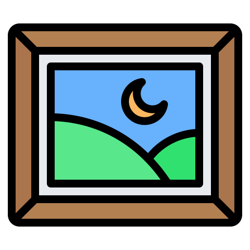 그림 Generic Outline Color icon