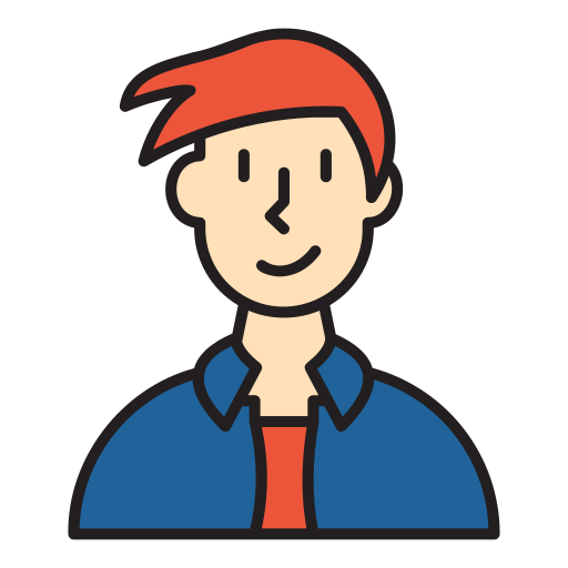 Man Generic Outline Color icon