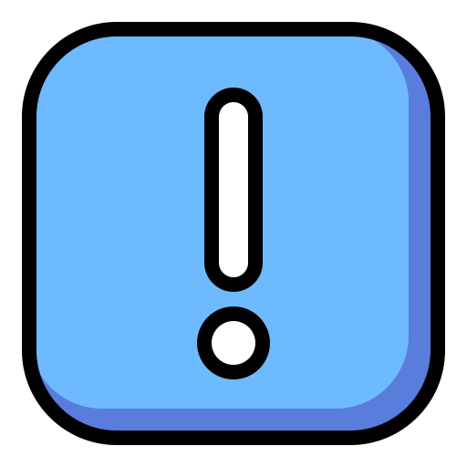 ausruf Generic Outline Color icon