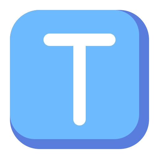 litera t Generic Flat ikona