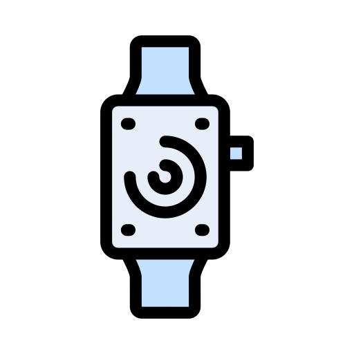 reloj inteligente Vector Stall Lineal Color icono