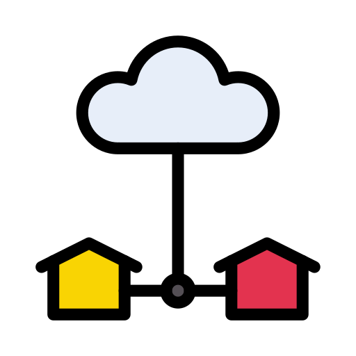 Networking Vector Stall Lineal Color icon