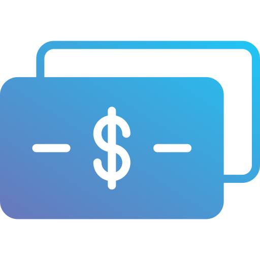 dinero Generic Flat Gradient icono