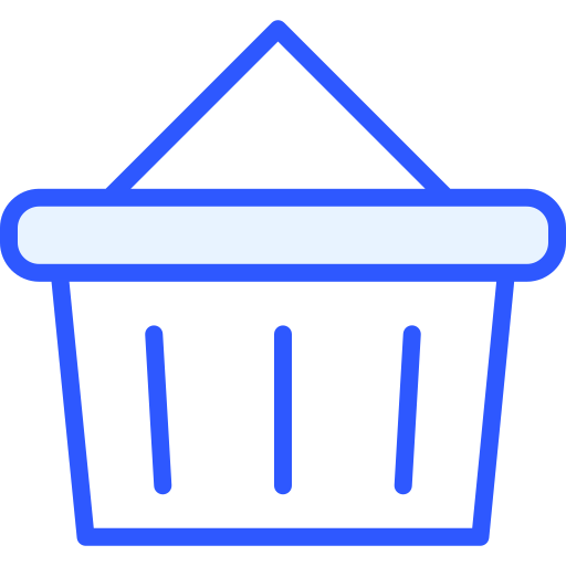 einkaufskorb Generic Blue icon