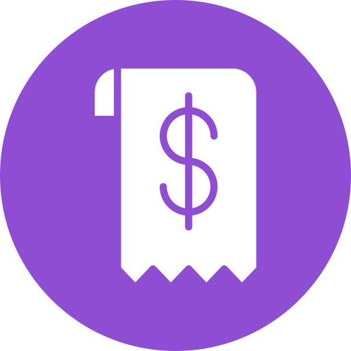 Receipt Generic Flat icon