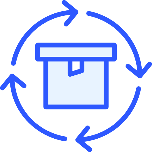 scatola di consegna Generic Blue icona