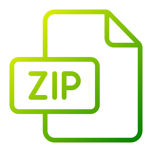 Zip Generic Gradient icon