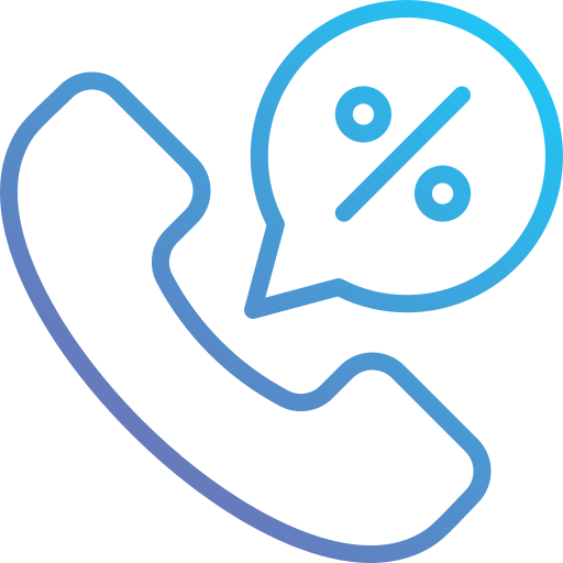 telefoongesprek Generic Gradient icoon