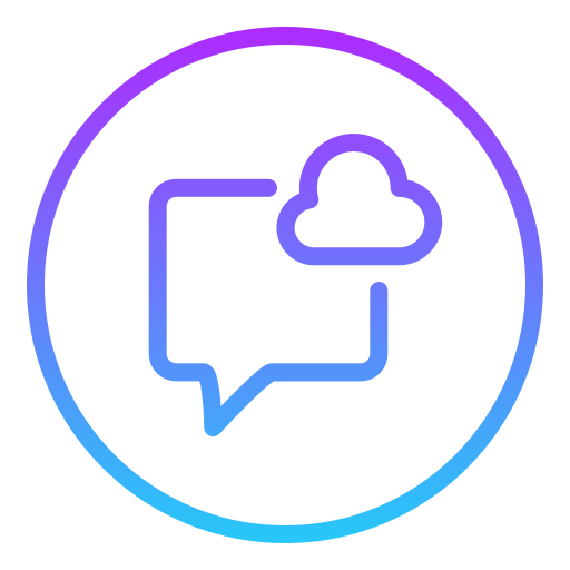cloud-messaging Generic Gradient icon