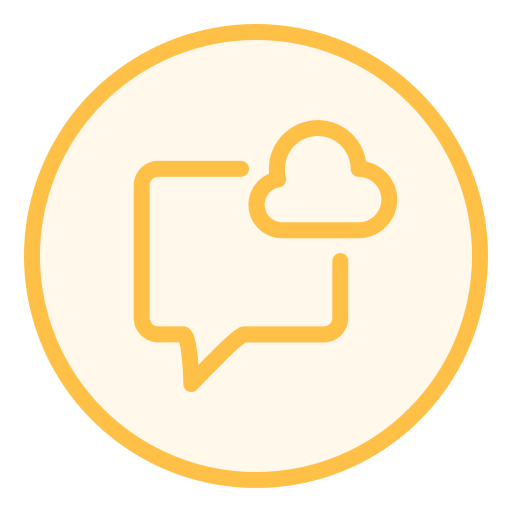 cloud-messaging Generic Outline Color icon