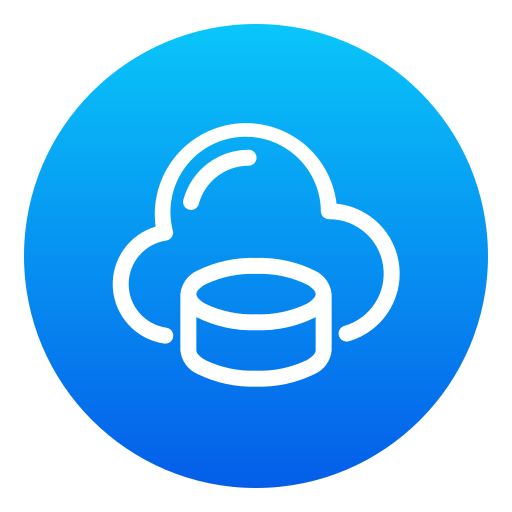 dati cloud Generic Flat Gradient icona