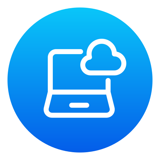 Cloud computing Generic Flat Gradient icon