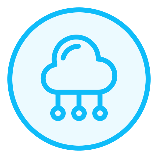 cloud computing Generic Outline Color icon