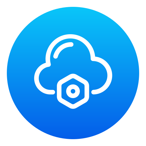 cloud dienstverlening Generic Flat Gradient icoon