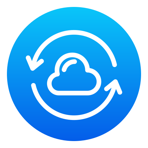Cloud sync Generic Flat Gradient icon