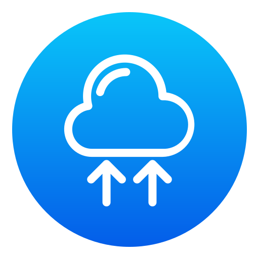 cloud-upload Generic Flat Gradient icon