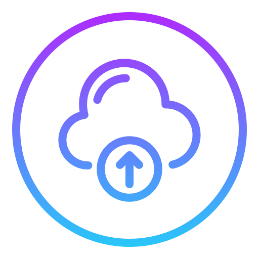 cloud-upload Generic Gradient icon