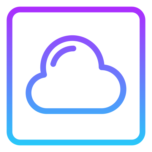 Cloud storage Generic Gradient icon