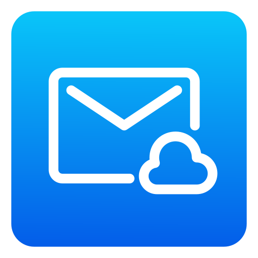 Cloud messaging Generic Flat Gradient icon
