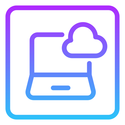 Cloud computing Generic Gradient icon