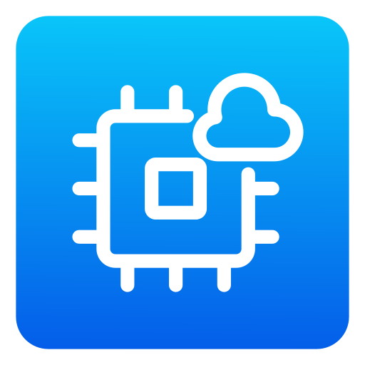 Cloud computing Generic Flat Gradient icon