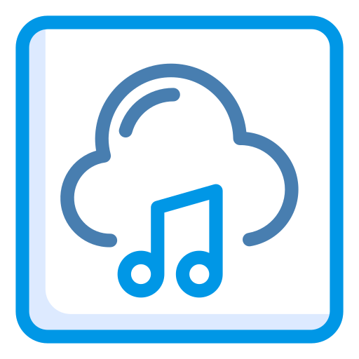 Cloud computing Generic Blue icon