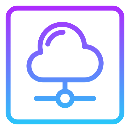 cloud computing Generic Gradient icoon
