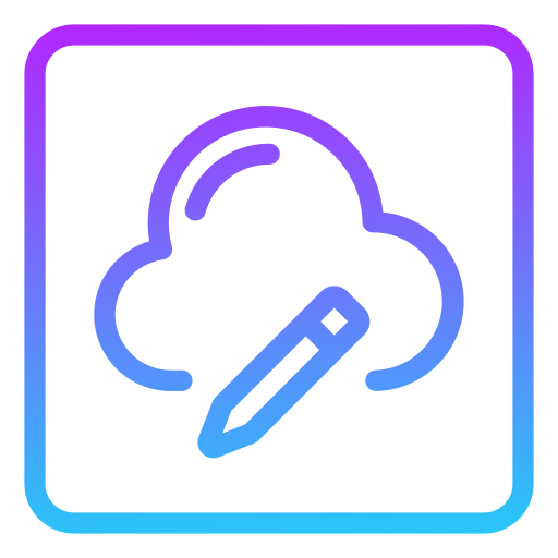 cloud computing Generic Gradient Icône
