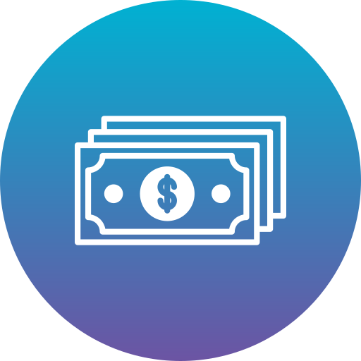 dinero Generic Flat Gradient icono