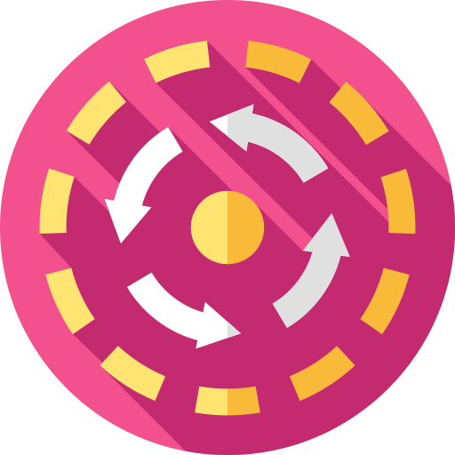 일관성 Flat Circular Flat icon