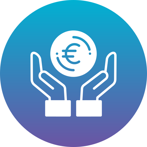 Euro Generic Flat Gradient icon