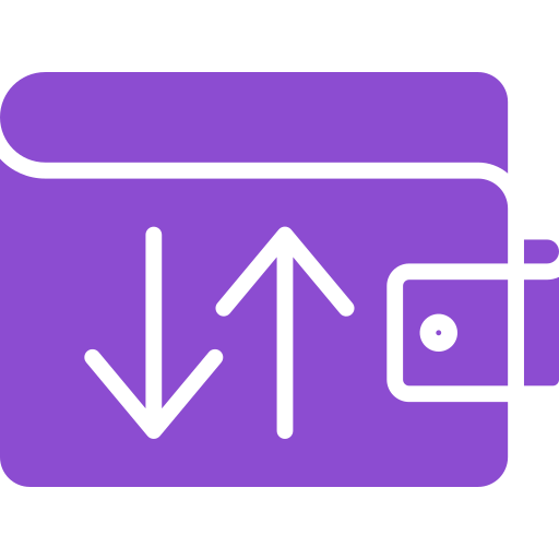 portemonnee Generic Flat icoon