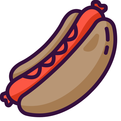 hot dog Generic Outline Color ikona