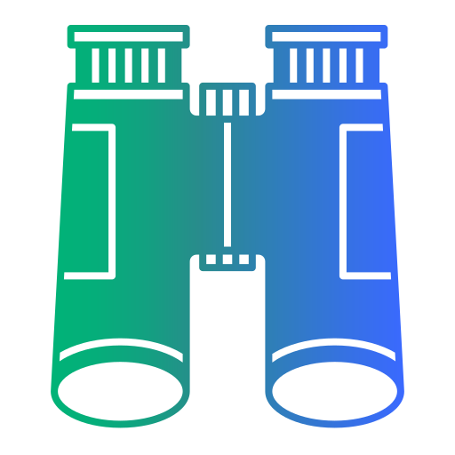 binoculare Generic Flat Gradient icona