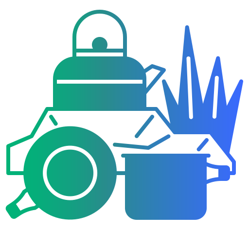 utensilios de cocina Generic Flat Gradient icono