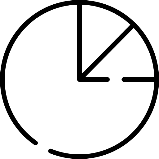 gráfico circular Special Lineal icono