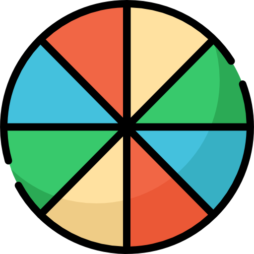 gráfico de pizza Special Lineal color Ícone